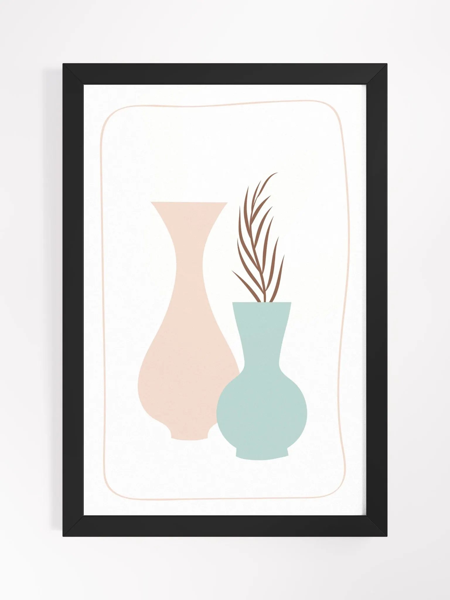 Minimalist Vases Framed Matte Poster product image (1)