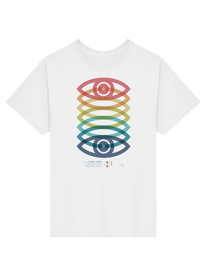 Tunnel vision graphic t-shirt product image (133)