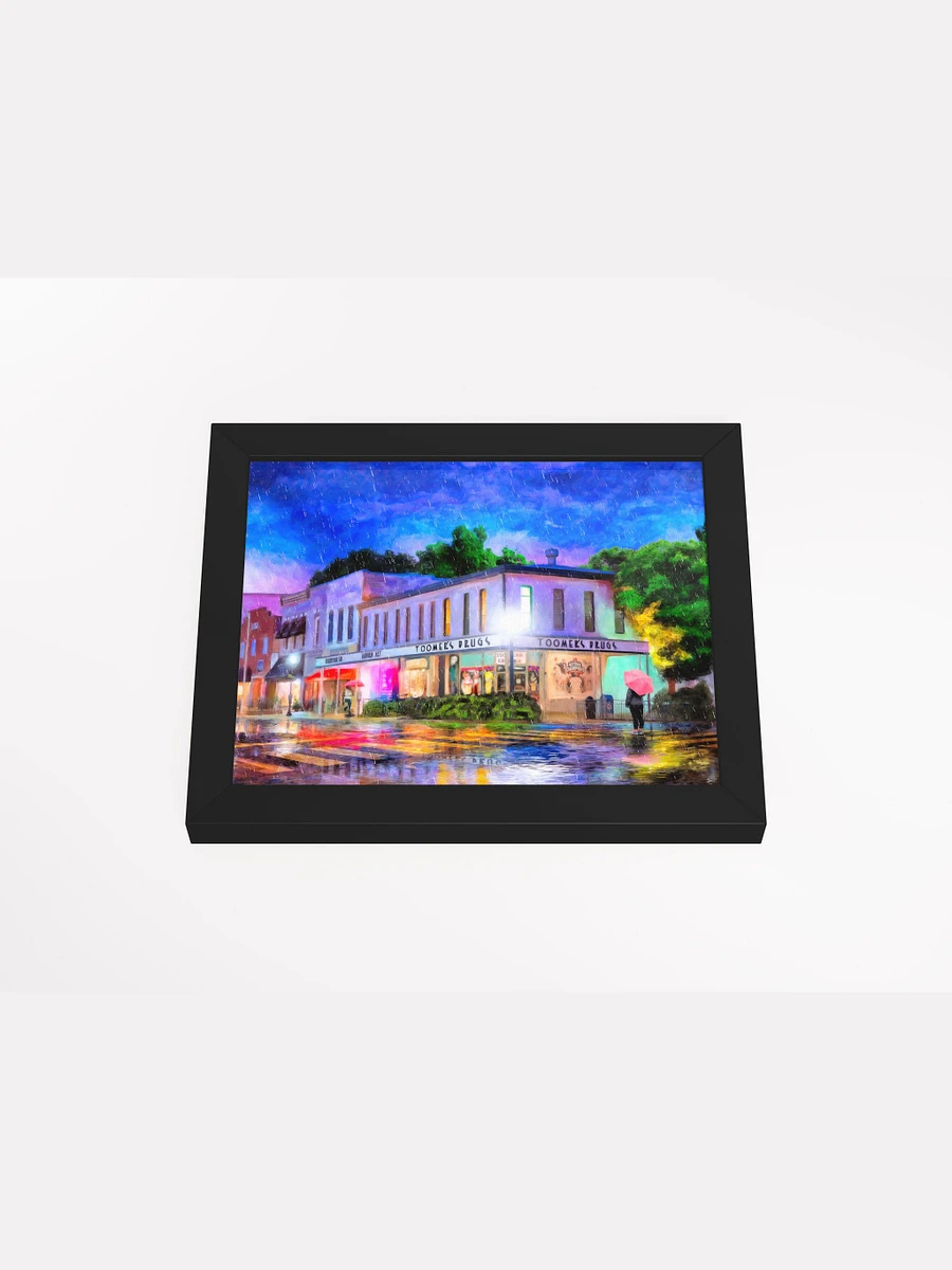 Auburn Alabama On A Rainy Evening Framed Poster product image (3)