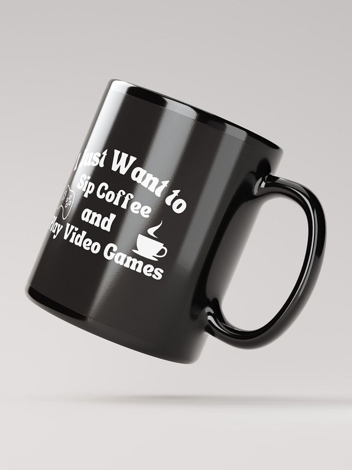 Coffee and Video Games Coffee Mug (Black) product image (4)