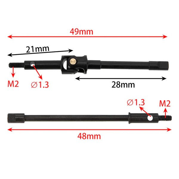 UPGRADED AXLE SHAFTS - STOCK LENGTH product image (4)