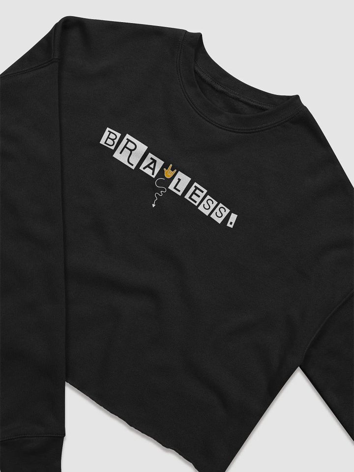 The Long-sleeved Braless. Crop Sweatshirt product image (2)