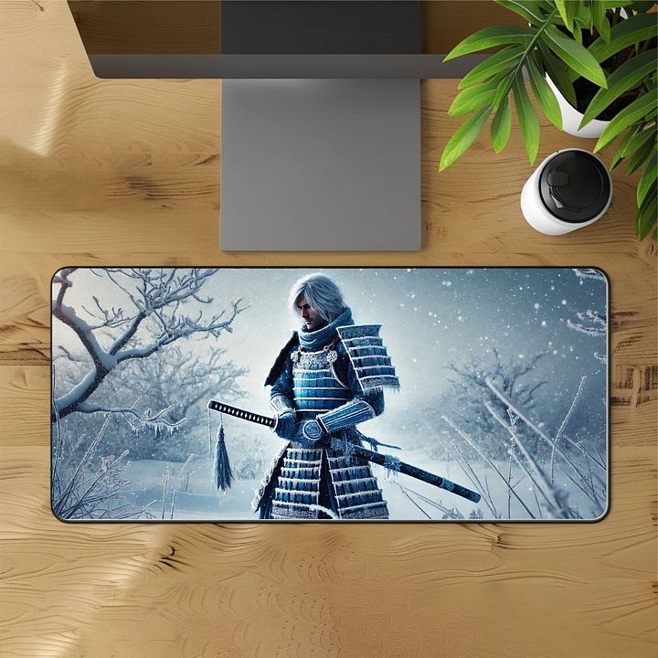 Frosted Samurai Desk Mat - 12"x22" product image (1)