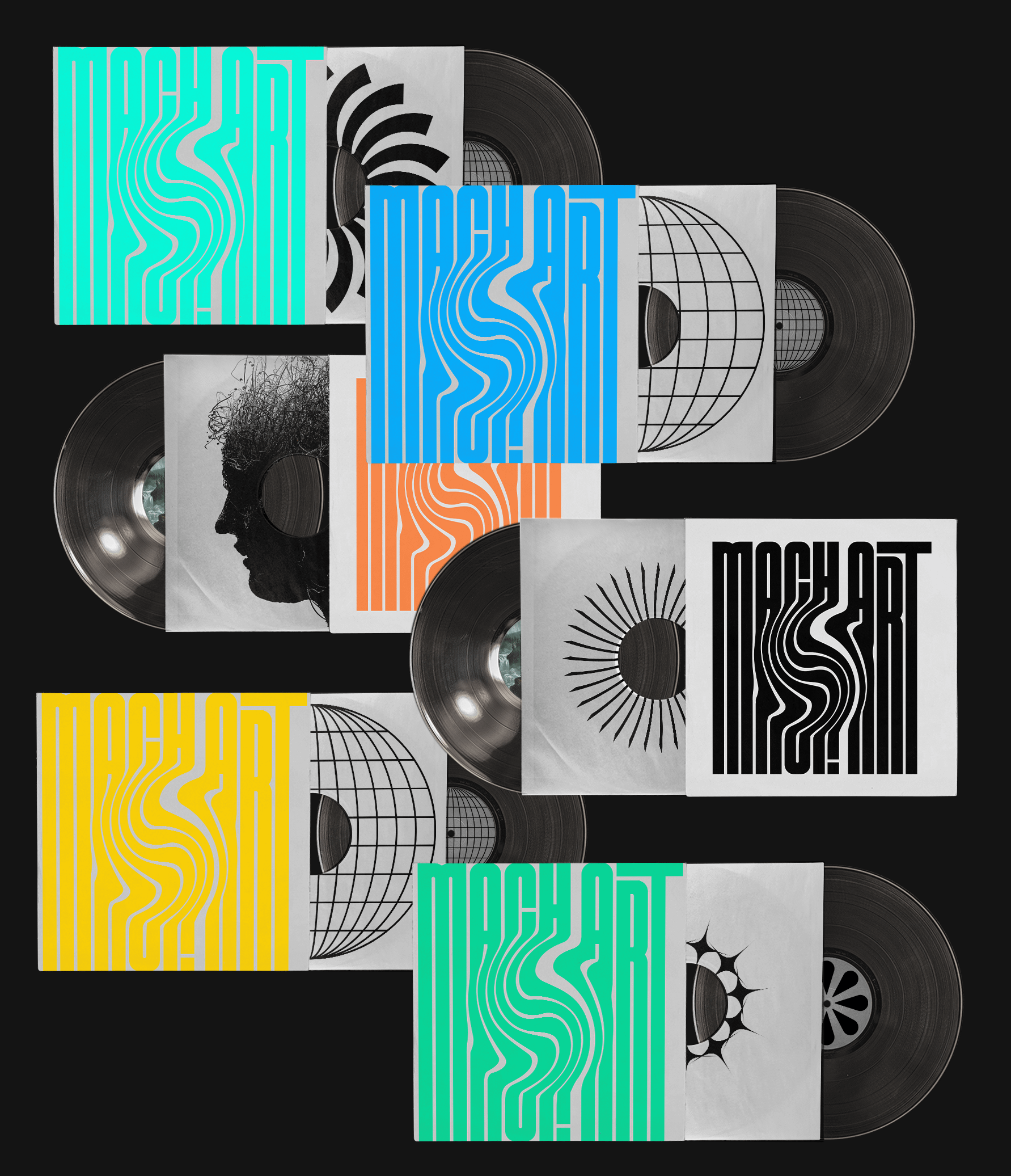 Vinyl Records Mockup Vol.1 (PSD) product image (4)
