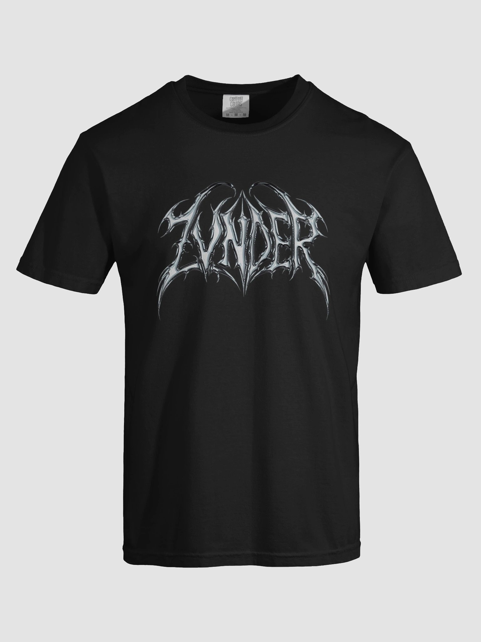 ZVNDER CHROME TEXT TEE SHIRT product image (19)