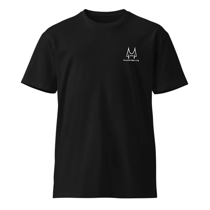 Forest Bridges Dark Colors T-shirts with Grayscale Logo & Emblem product image (1)