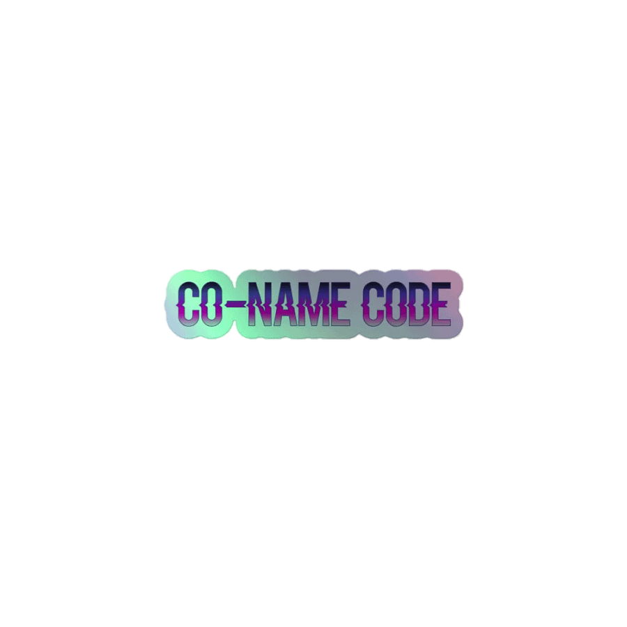 CO-NAME CODE Kiss-Cut Sticker Sheet product image (1)