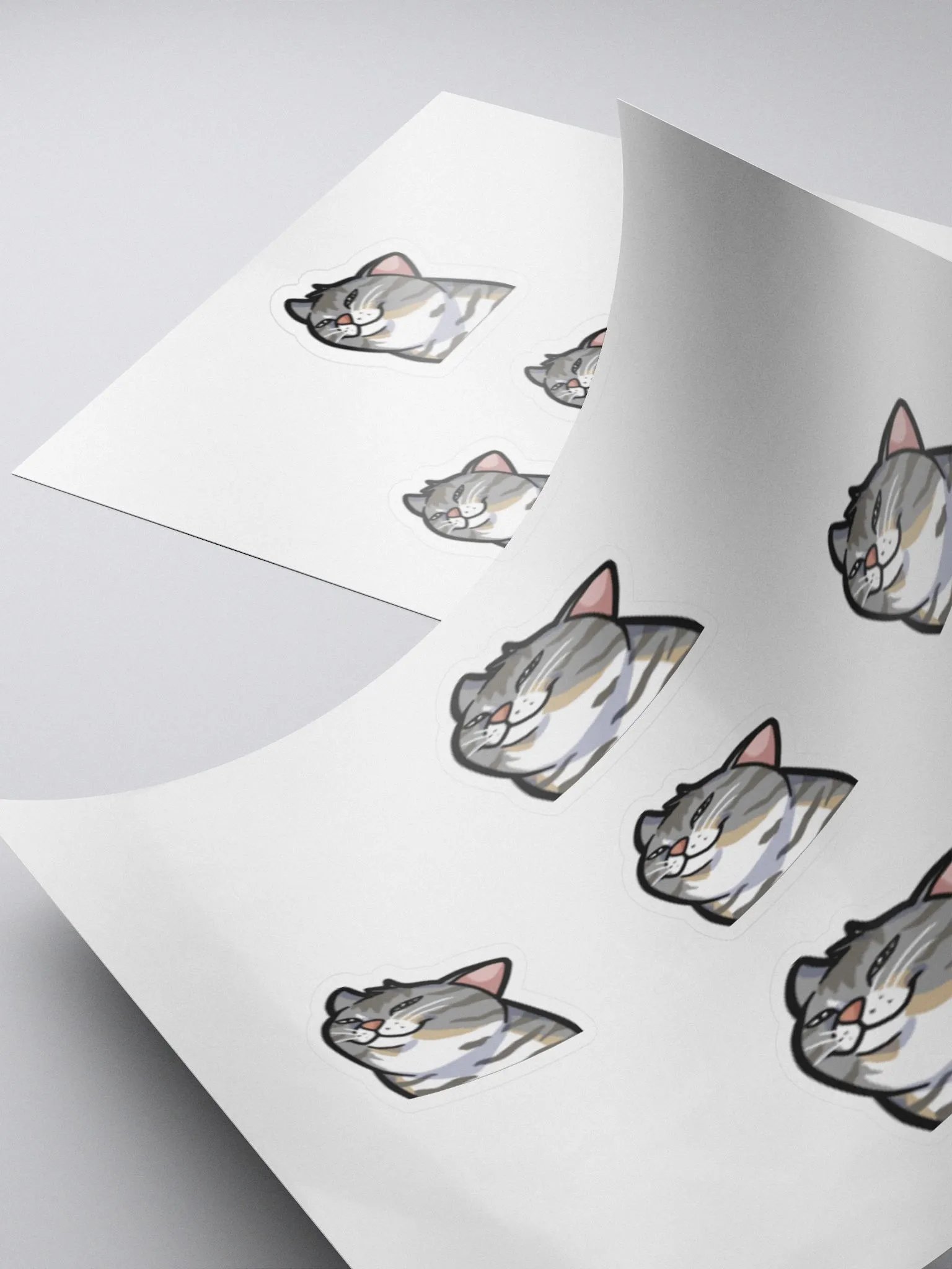 Smug Cat Sticker Sheet product image (4)
