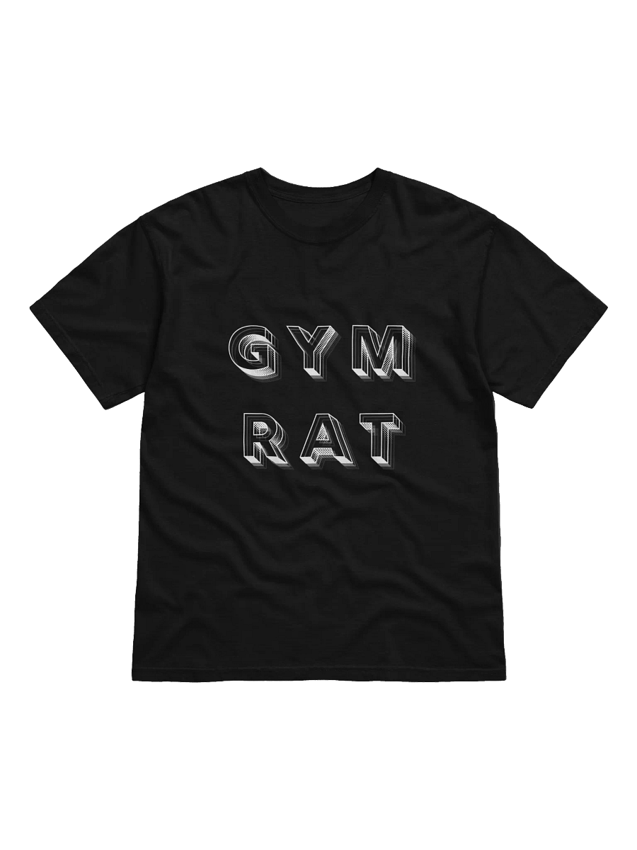 Bold "Gym Rat" Soft Cotton T-Shirt product image (6)