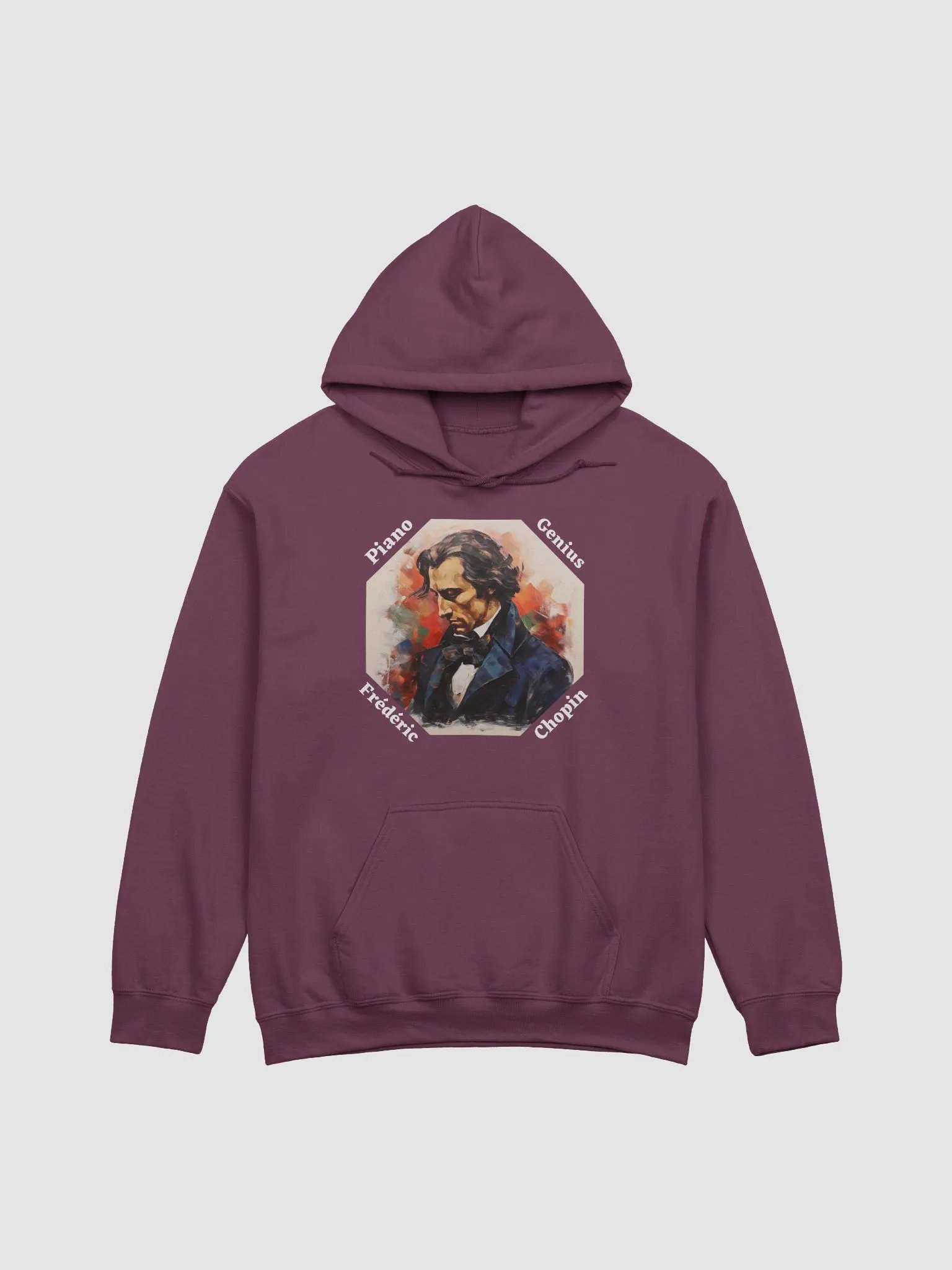 Frédéric Chopin - Piano Genius | Dark Hoodie product image (1)