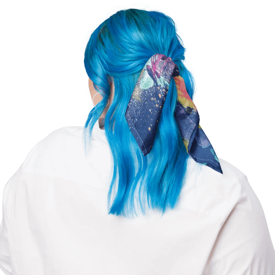 SplatterWear #7 Bandana/ True Blue product image (2)