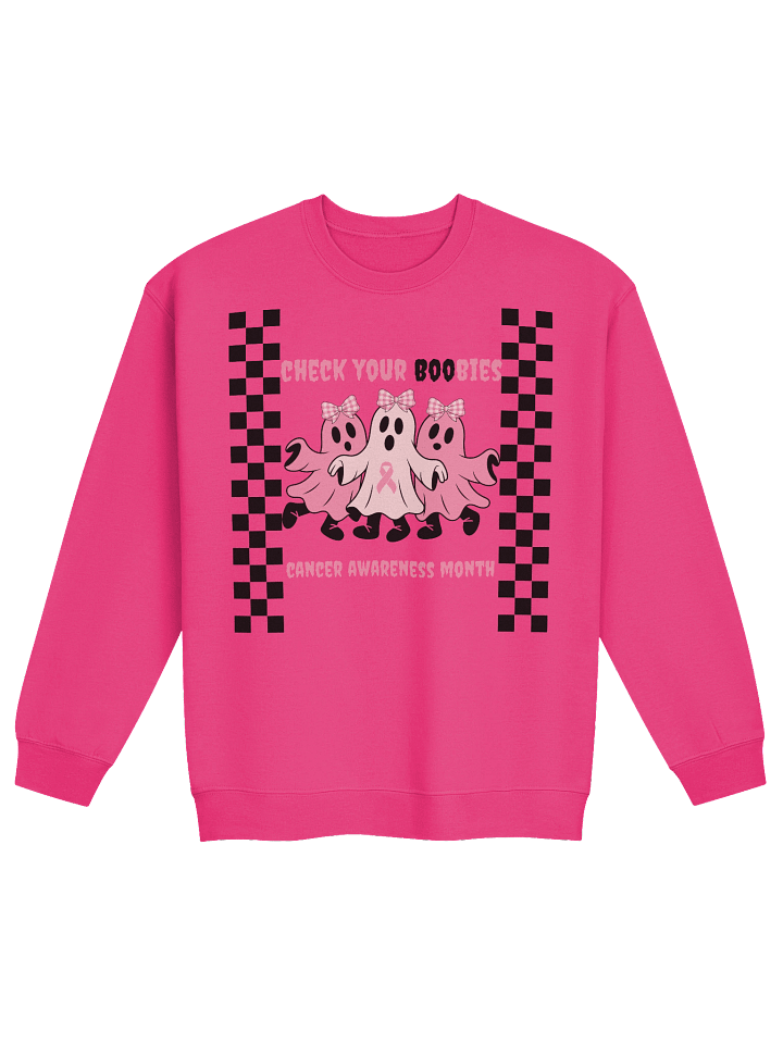 Boo-tiful Pink Ribbon Ghosts Sweatshirt product image (1)