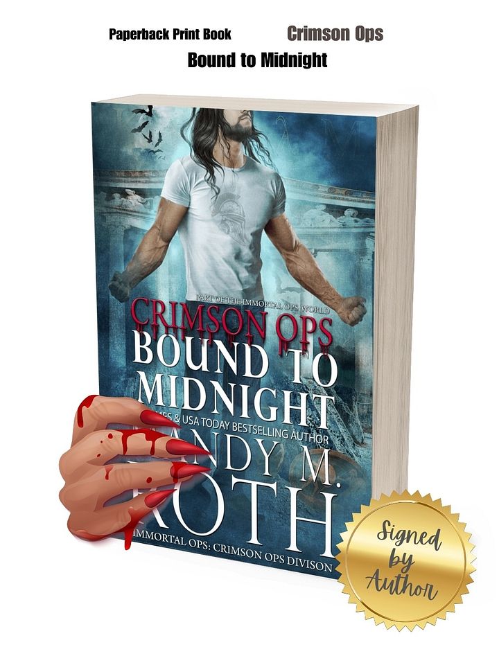 Bound to Midnight Signed Paperback Print Book product image (1)