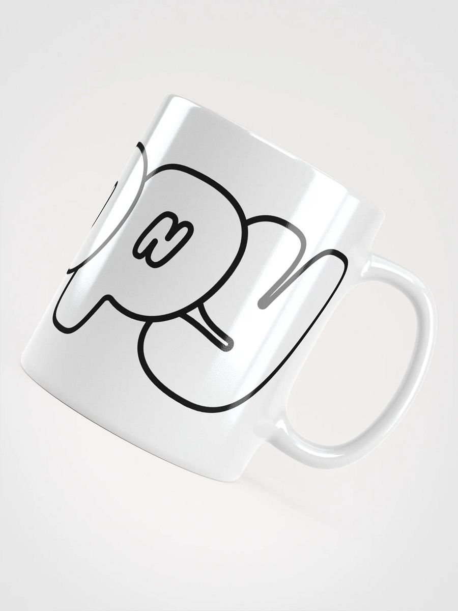 HAPPY White Glossy Mug product image (4)