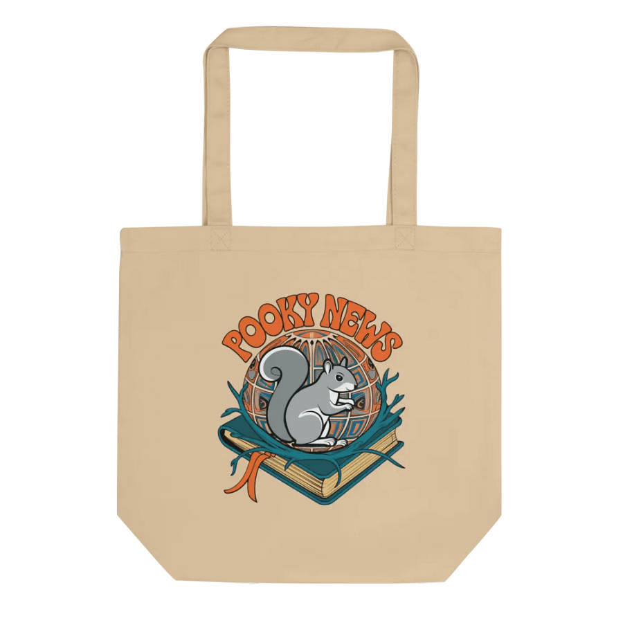 Pooky News Eco-Friendly Tote Bag product image (1)