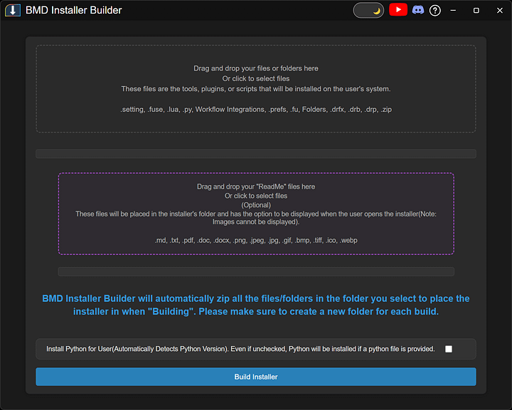BMD Installer Builder | For Davinci Resolve Free and Studio & Fusion product image (1)