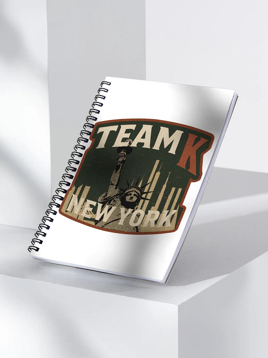 Team K New York Spiral Notebook product image (3)