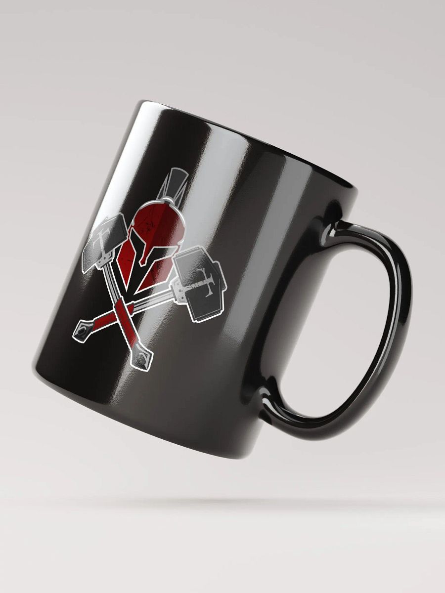 Black Mug: Helmet Logo product image (4)