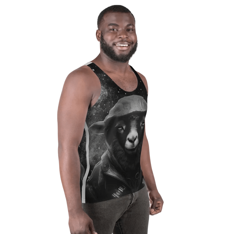 IDFKtv Black Sheep Full B/W Tank Top product image (10)