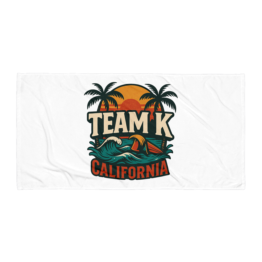 TEAM K CALIFORNIA Towel product image (1)