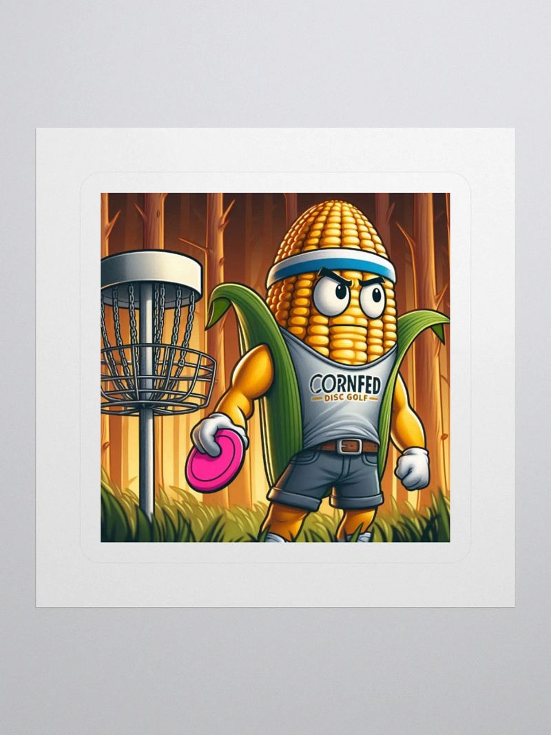 Cornfed Disc Golf Sticker