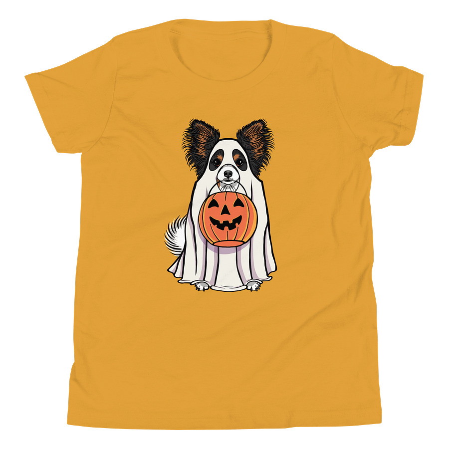 Halloween Papillon(Tricolor) Youth T-Shirt product image (16)