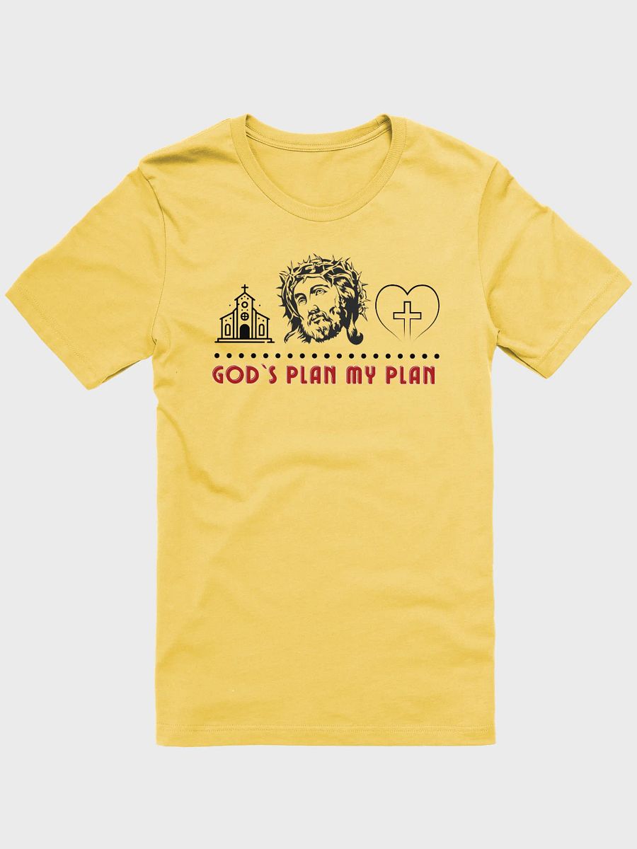 God`s Plan My Plan , Christian Faith, Bell a Canvas T-Shirt - Light product image (3)