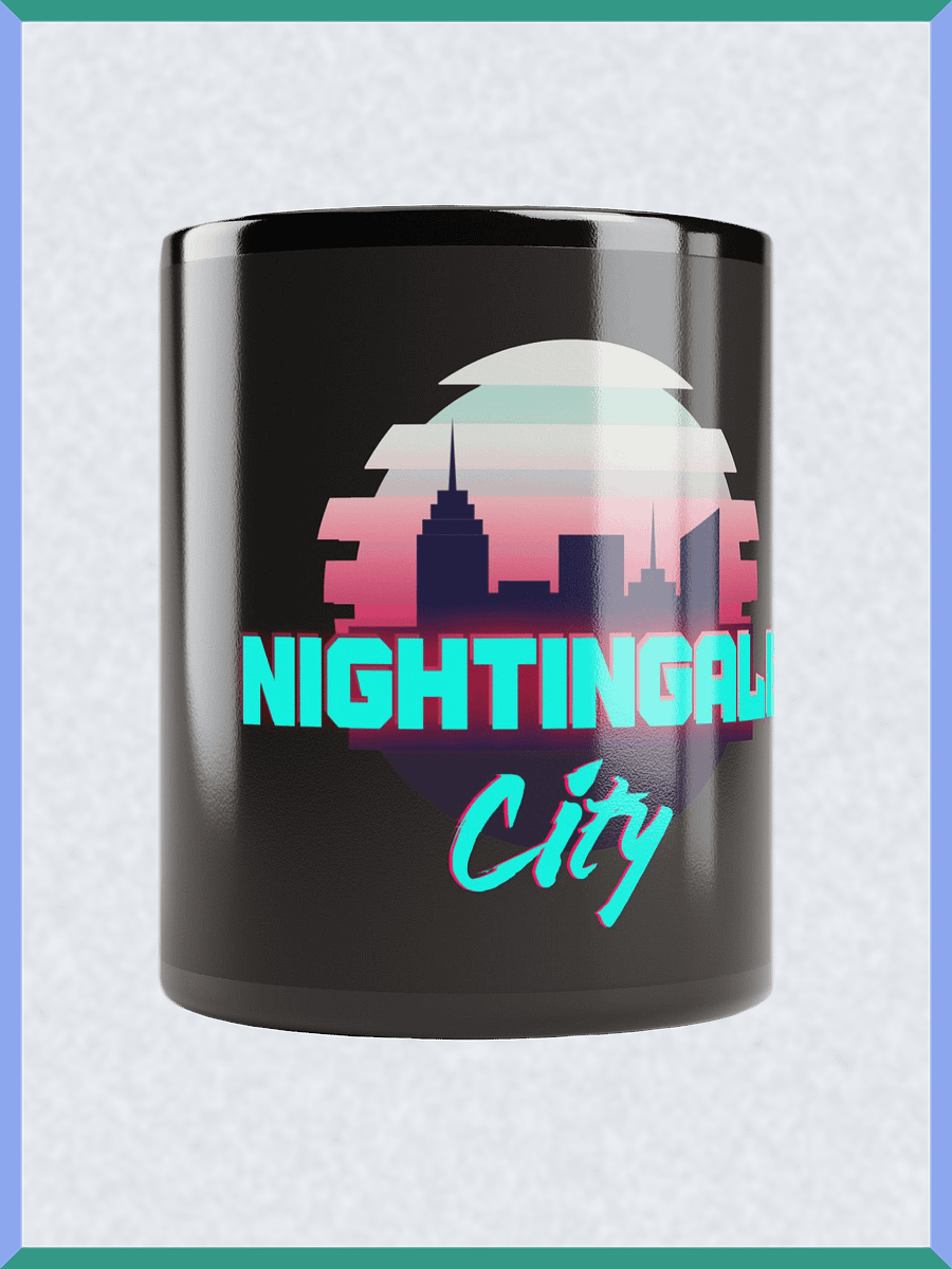Nightingale City - Glossy Black Mug product image (1)