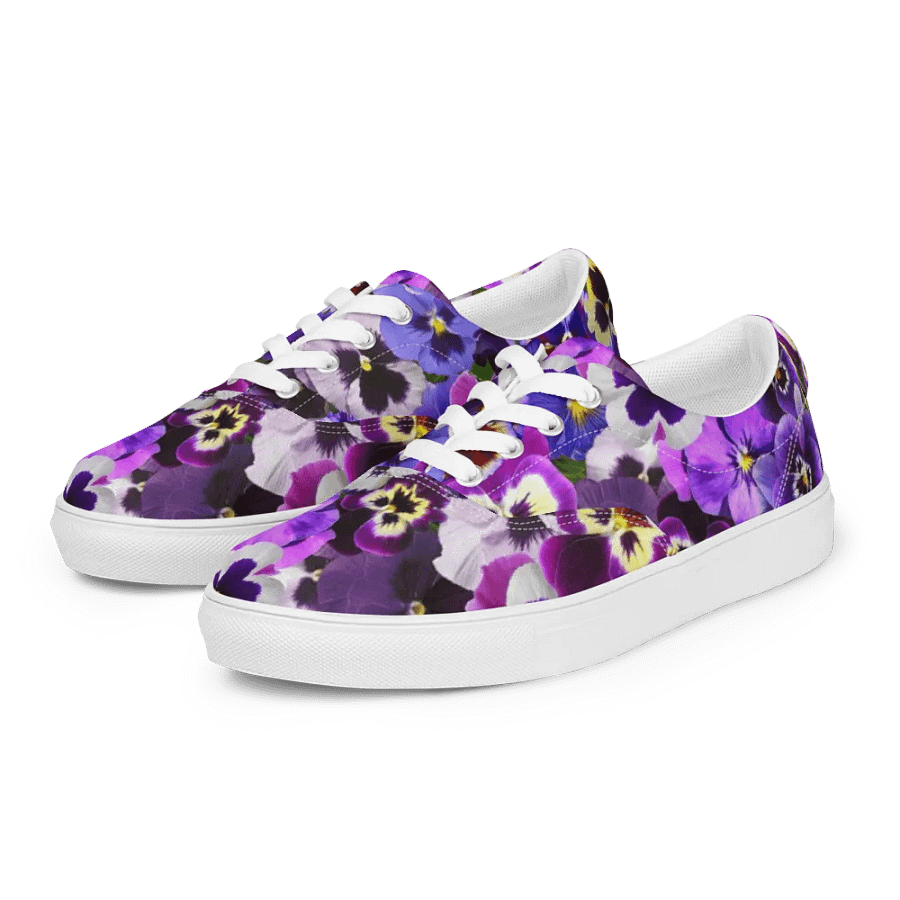 Purple Craze Lace Up Canvas Shoes product image (2)