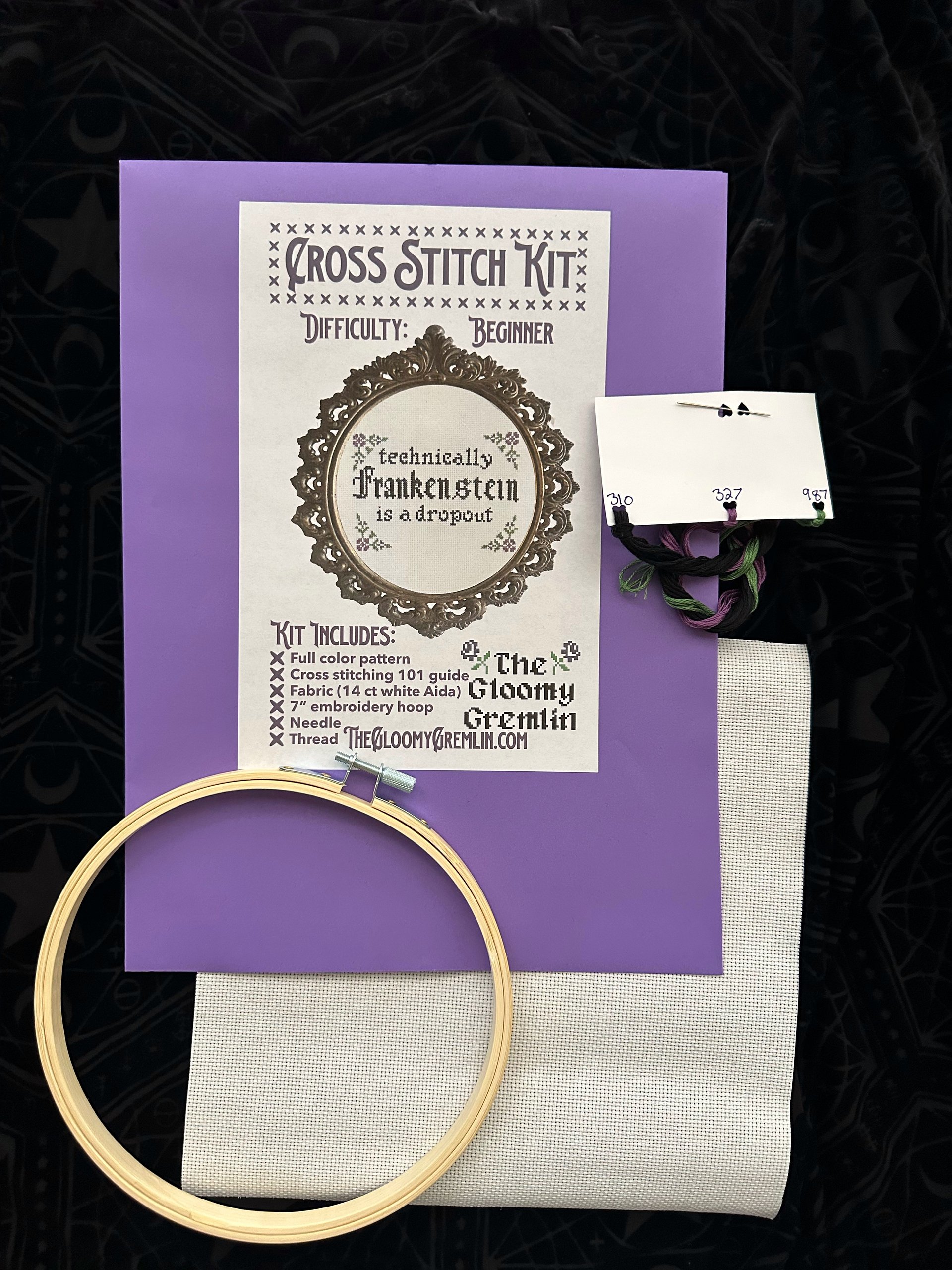 Frankenstein Monster - Cross Stitch Kit product image (2)