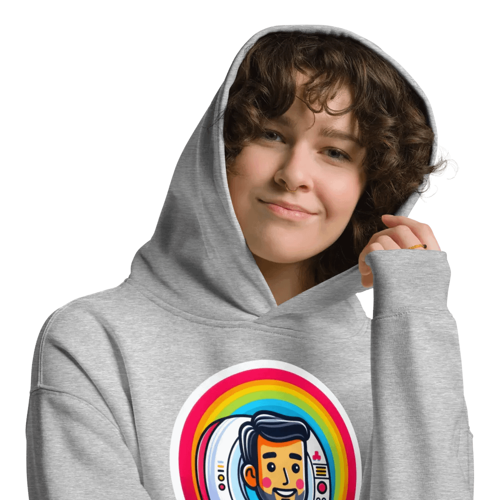 Rainbow CT Xcanner Unisex Oversized Hoodie product image (39)