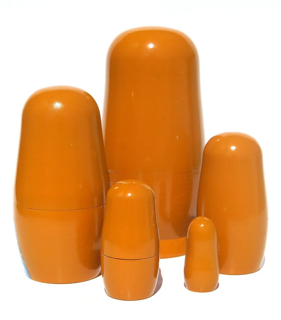 The Beatles John Lennon 5 Piece Nesting Doll Set - Handcrafted Stacking Matryoshka Set - FREE U.S. SHIPPING! product image (8)