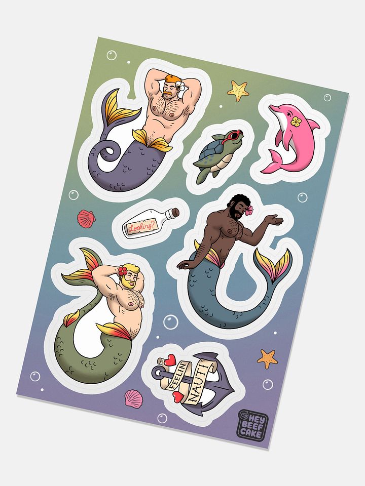 Merman Sticker Sheet product image (2)