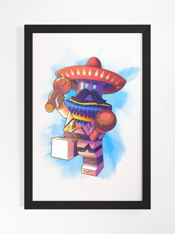 Titanium Taco Framed Matte Poster product image (1)