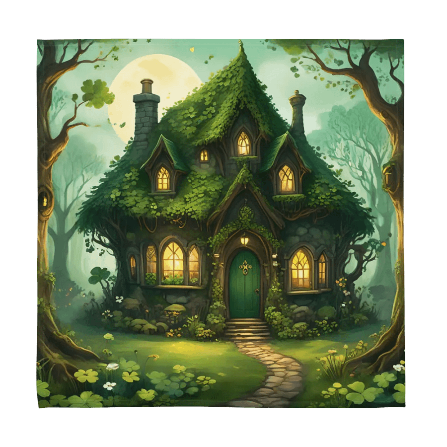 Whimsical Woodland St Patrick’s Day Table Napkins product image (3)