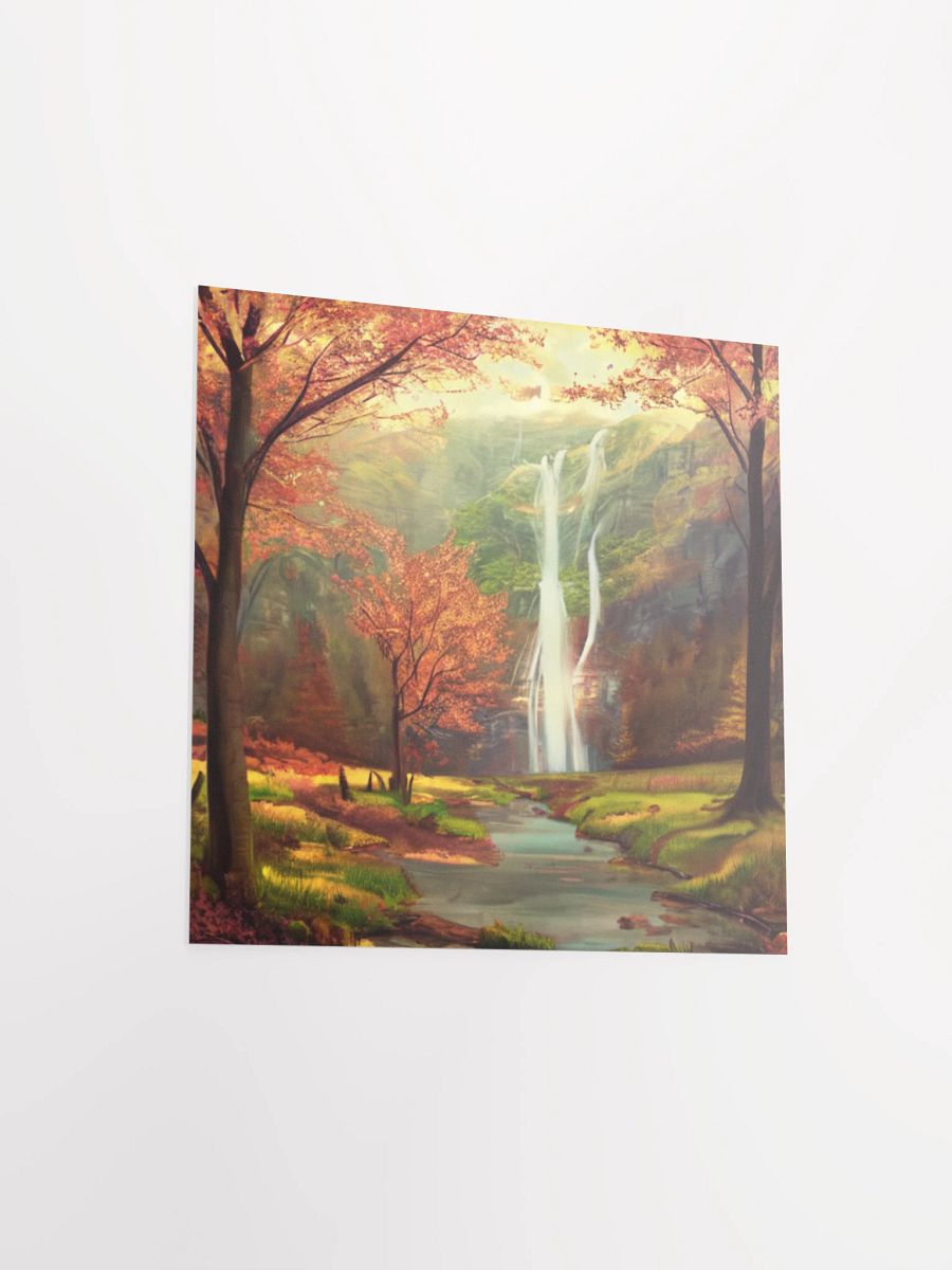 Autumn Waterfall Serenity Poster product image (12)