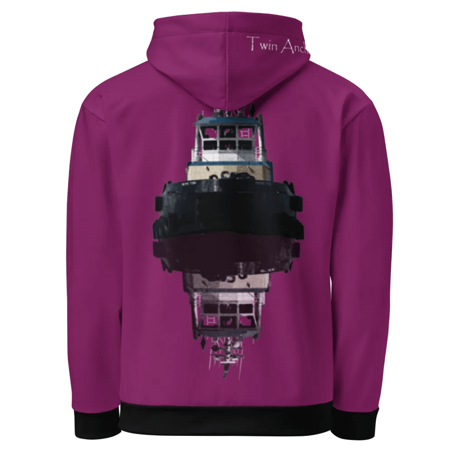 Eggplant Pacific Titan Reflection Hoodie product image (5)