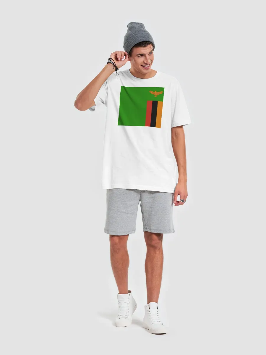 Exclusive Graphic Grove Supersoft Unisex Zambian Flag T-Shirt product image (91)