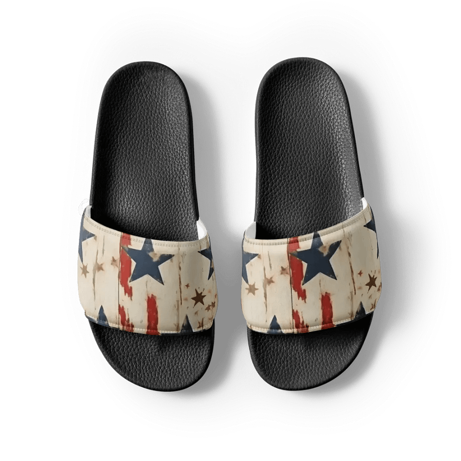Patriotic Womens Slides Stars and Stripes product image (2)