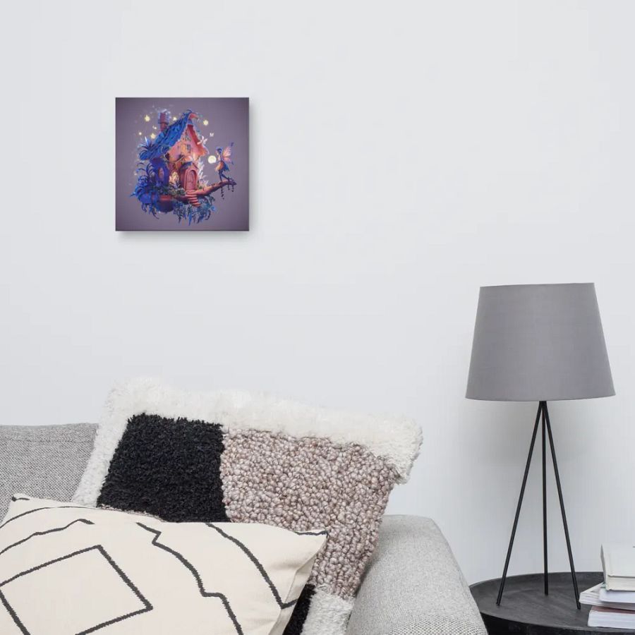 Watercolour Fairy House Art - v12 product image (10)