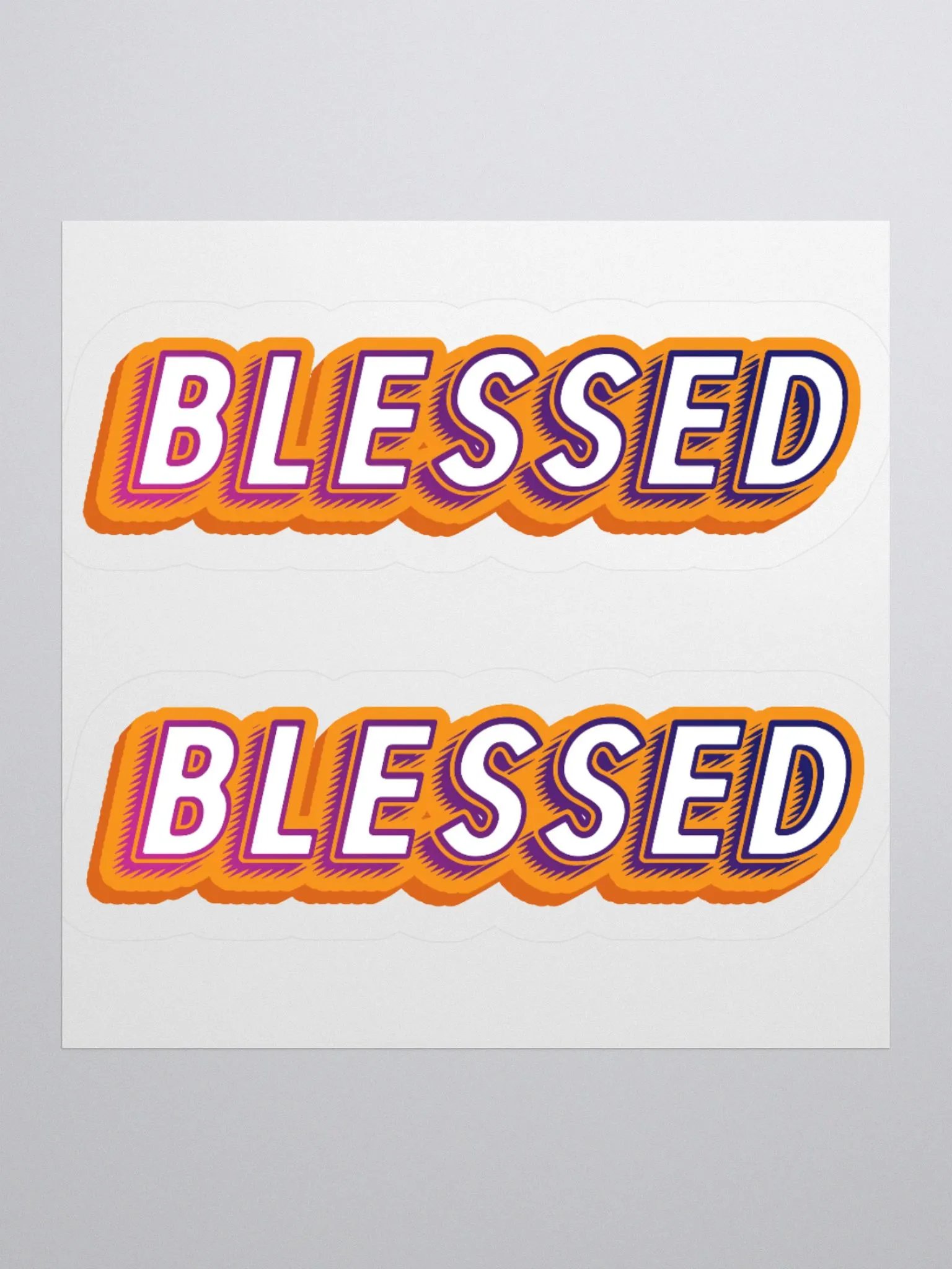 BLESSED - Kiss Cut Stickers product image (1)