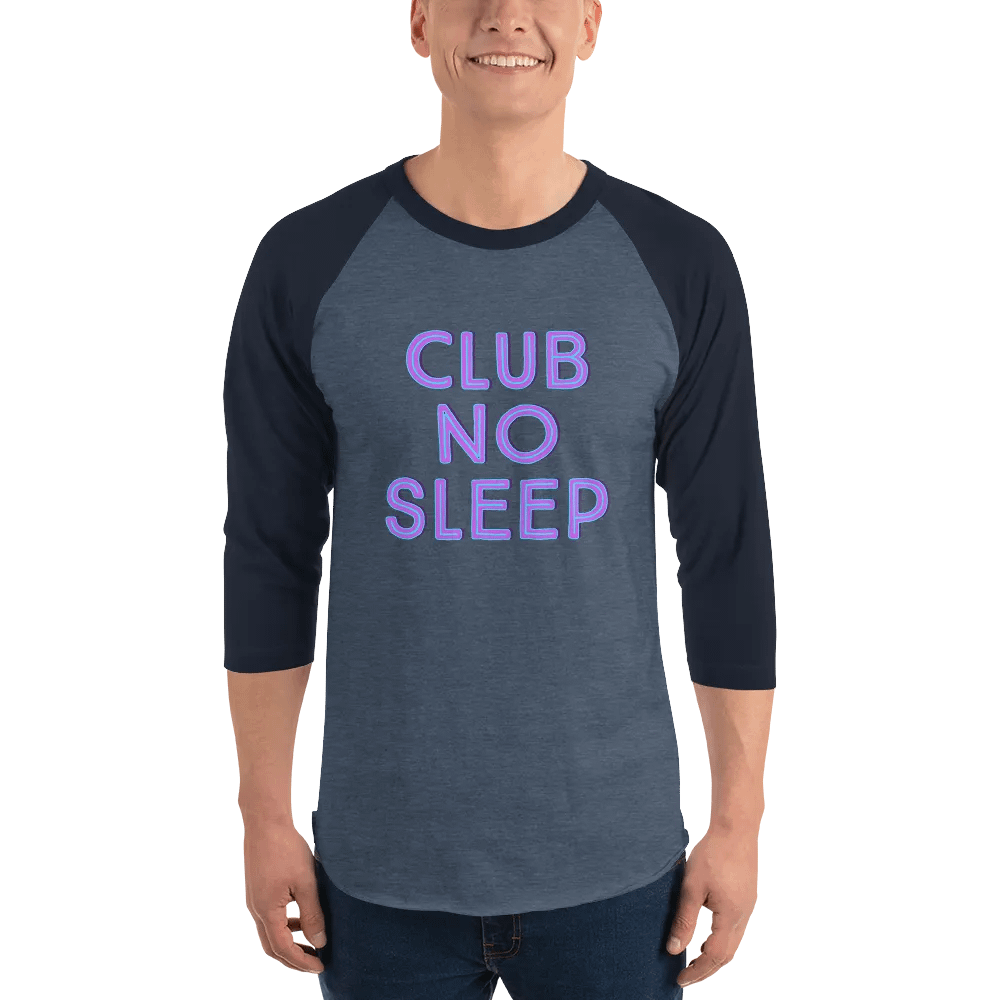 Club No Sleep - Raglan tee product image (8)