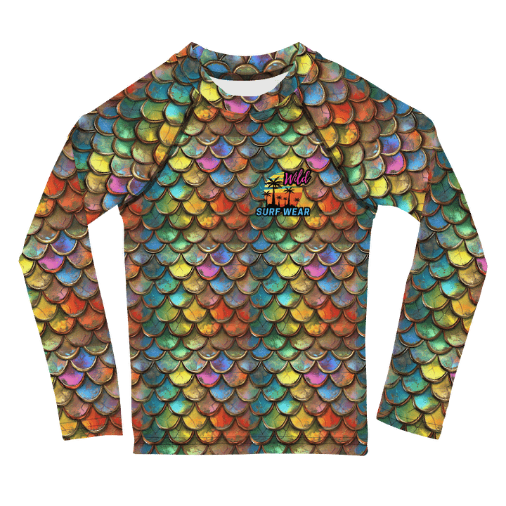 Wild Dragon Scale Kids Rash Guard #2 product image (1)