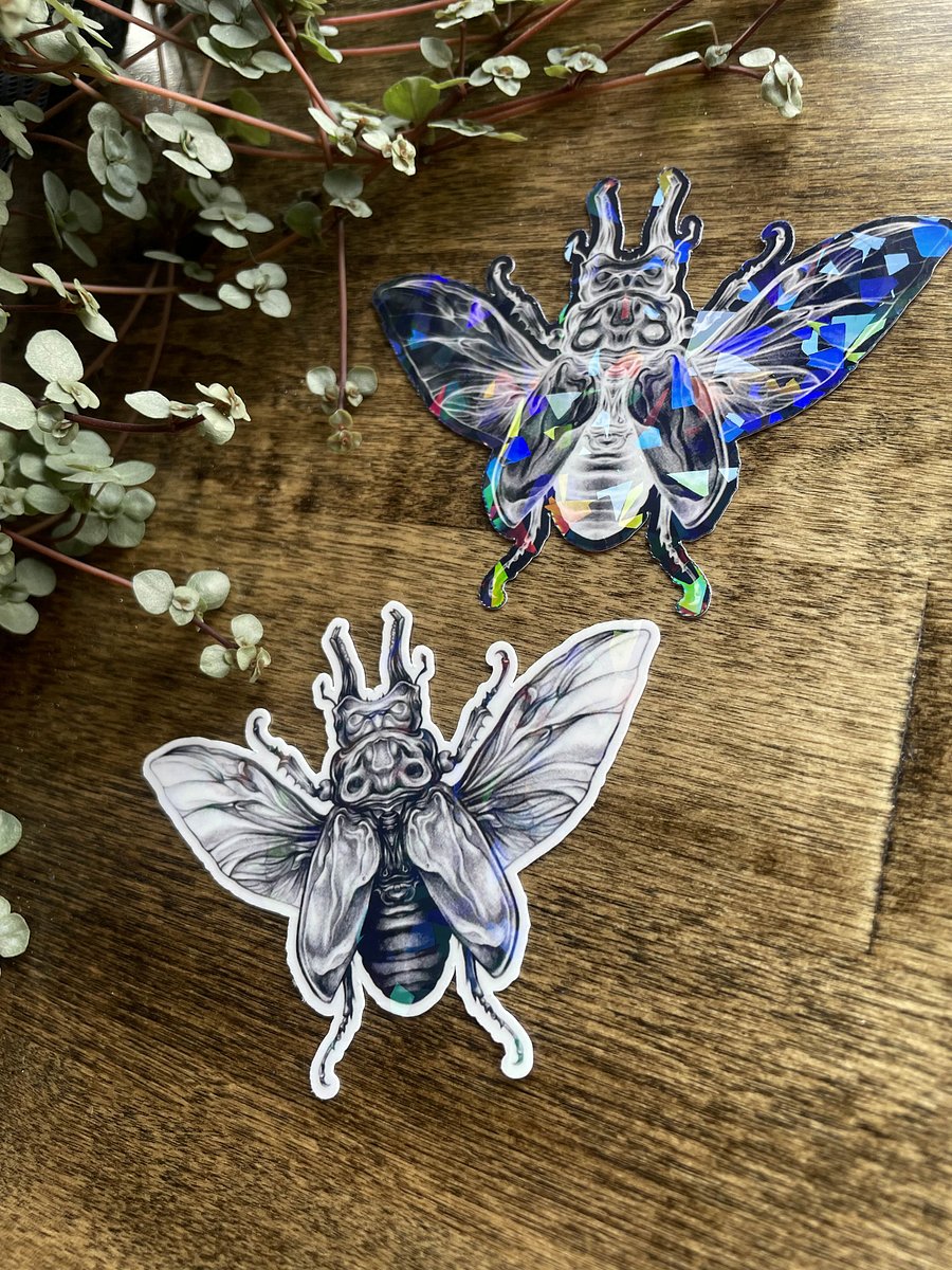 HOLO Beetle Sticker product image (4)