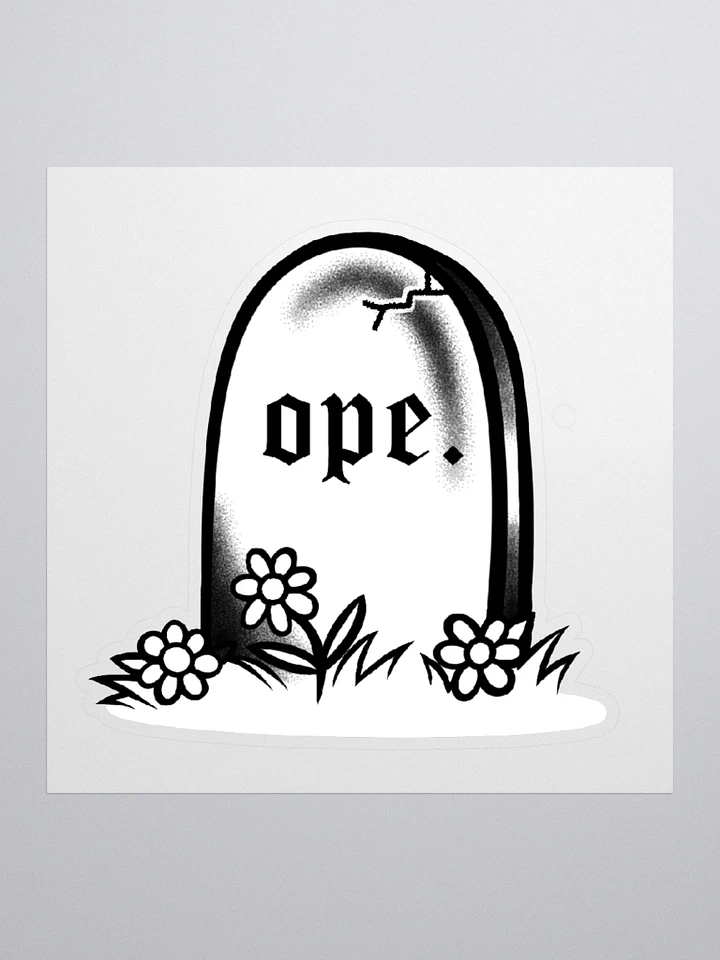 OPE Tombstone - Sticker product image (1)