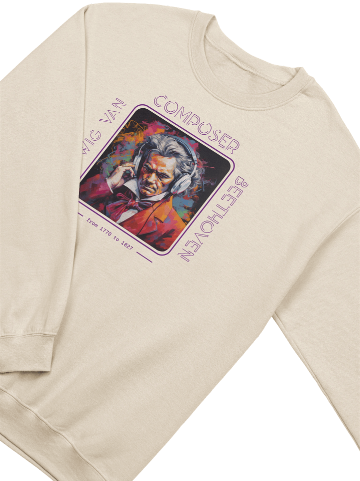 Beethoven Composer Vibes Sweatshirt product image (2)