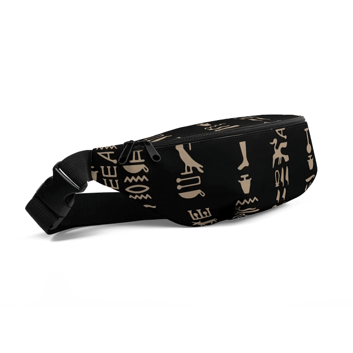 Isis Black Hieroglyphs Bag Fanny Pack product image (2)