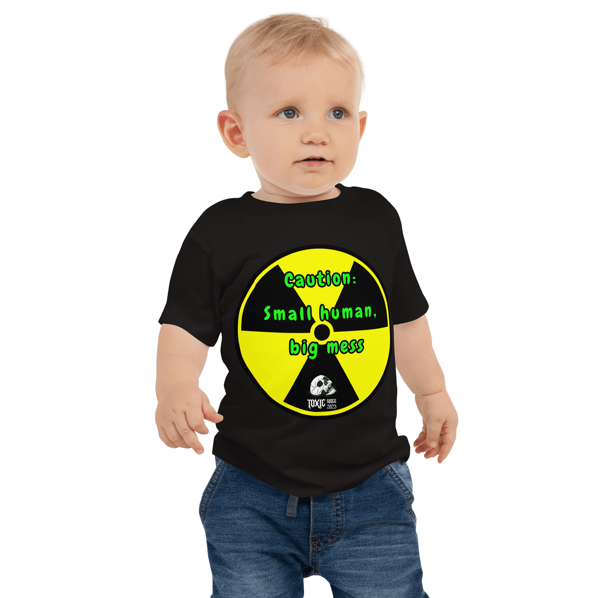 Toxic Warning Baby Tee product image (1)