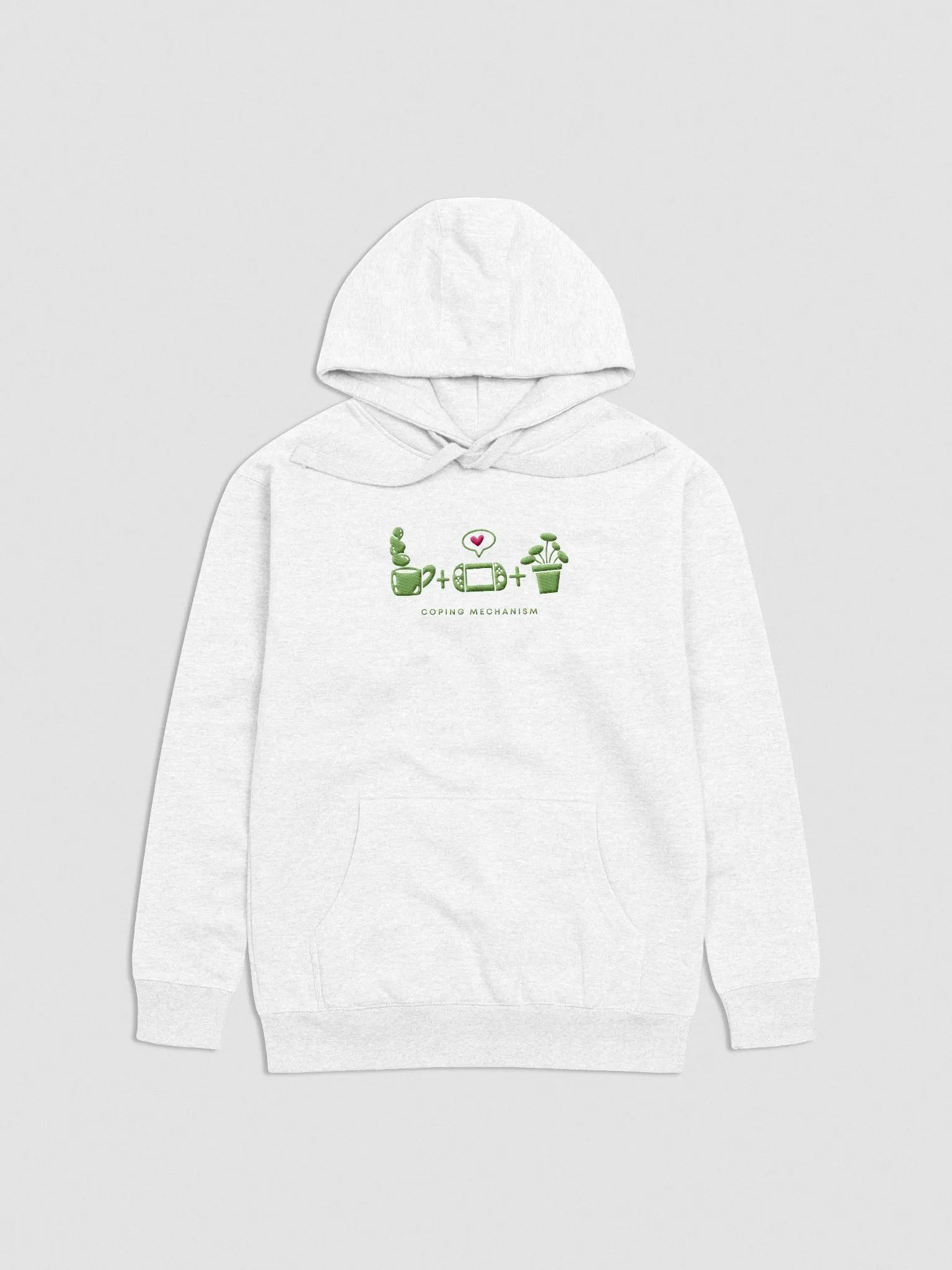 COPING MECHANISM GREEN HOODIE product image (3)