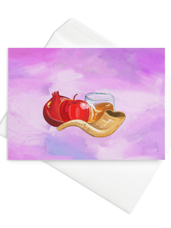 Shofar Rosh Hashanah card product image (1)